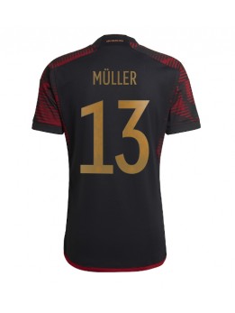 Njemačka Thomas Muller #13 Gostujuci Dres SP 2022 Kratak Rukavima